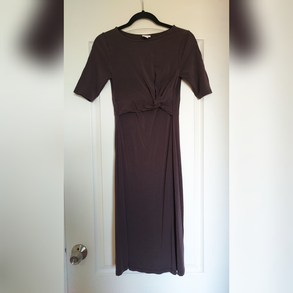 (Flawed) Boob Design Purple Nursing Dress